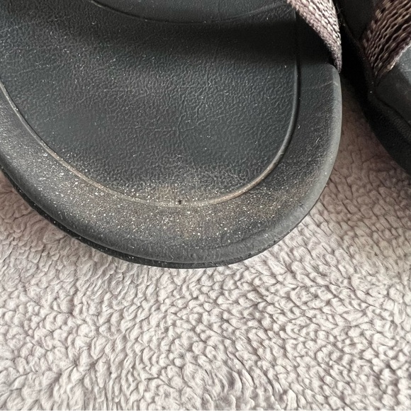 Teva Verra Strappy Cushioned Outdoor Sport Comfort Sandal Antiguous Black Multi - Picture 9 of 17